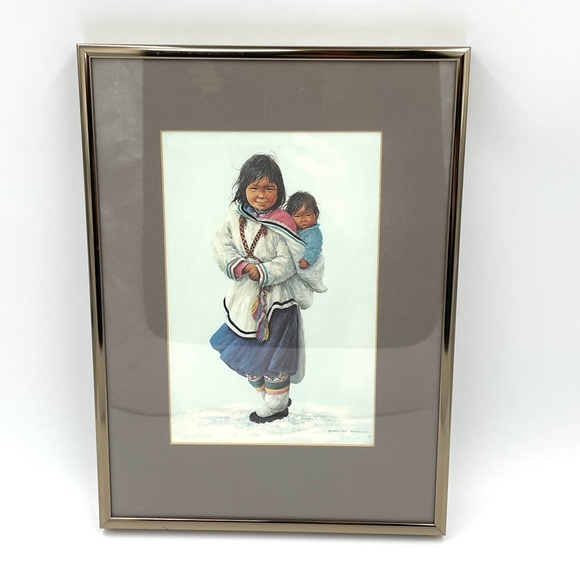 Vtg Panneloo’s Brother Framed Print by Dorothy Francis - Picture 1 of 12